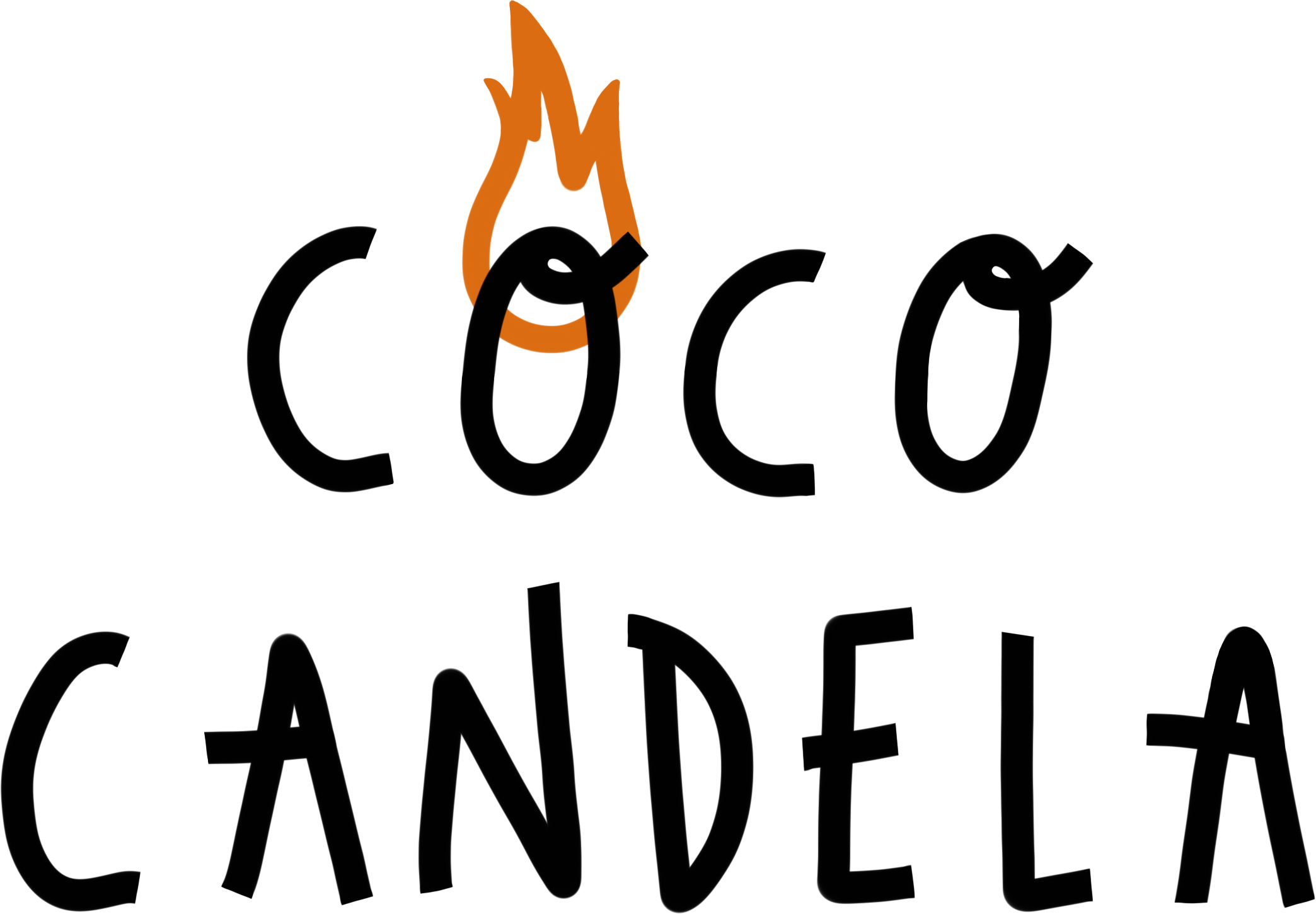 Logo de Coco Candela, velas artesanales y bienestar natural